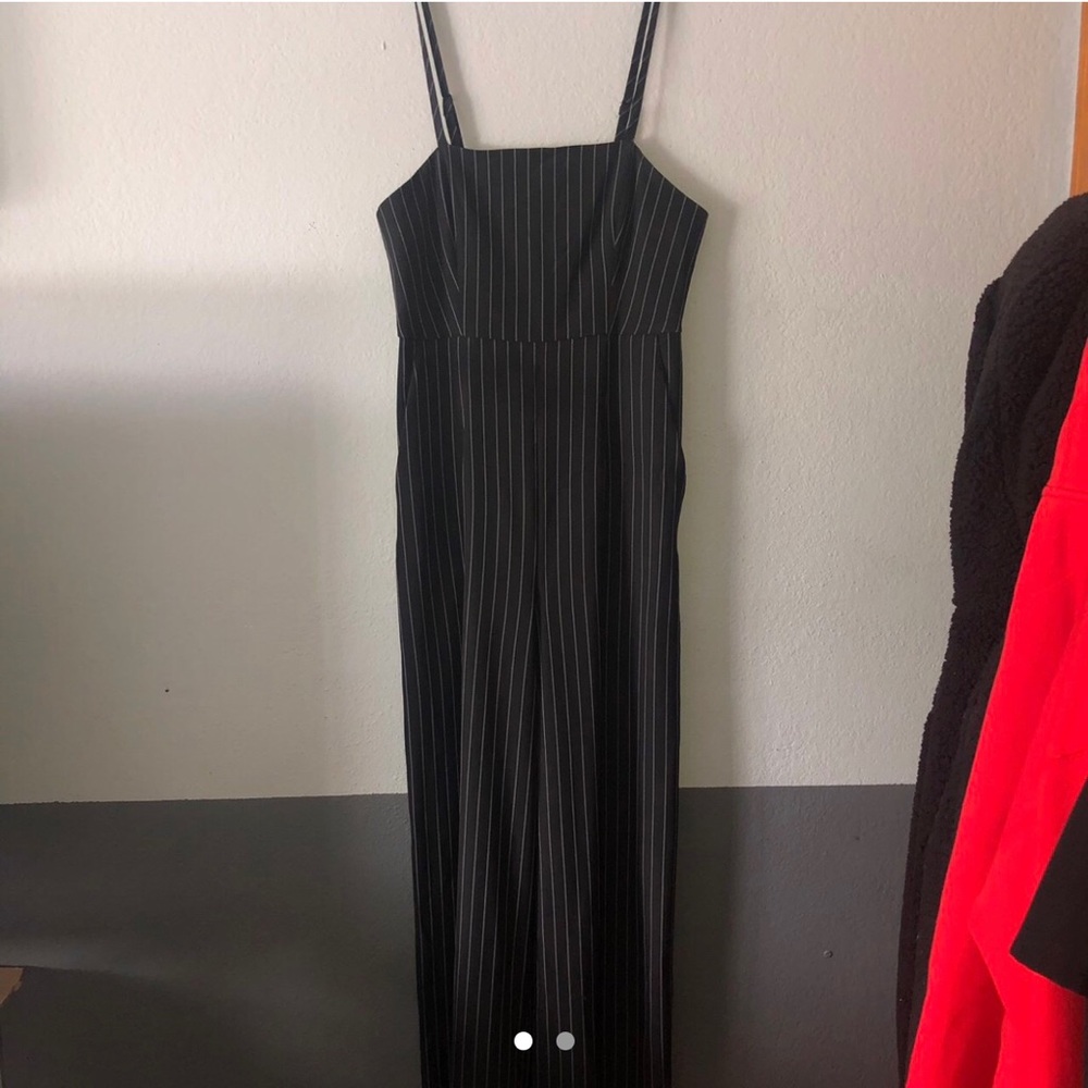 black jumpsuit